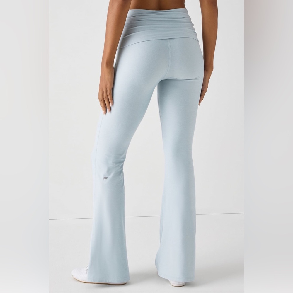 Fabletics NWT Cloud Jersey Foldover Flare Pant size Large Regular